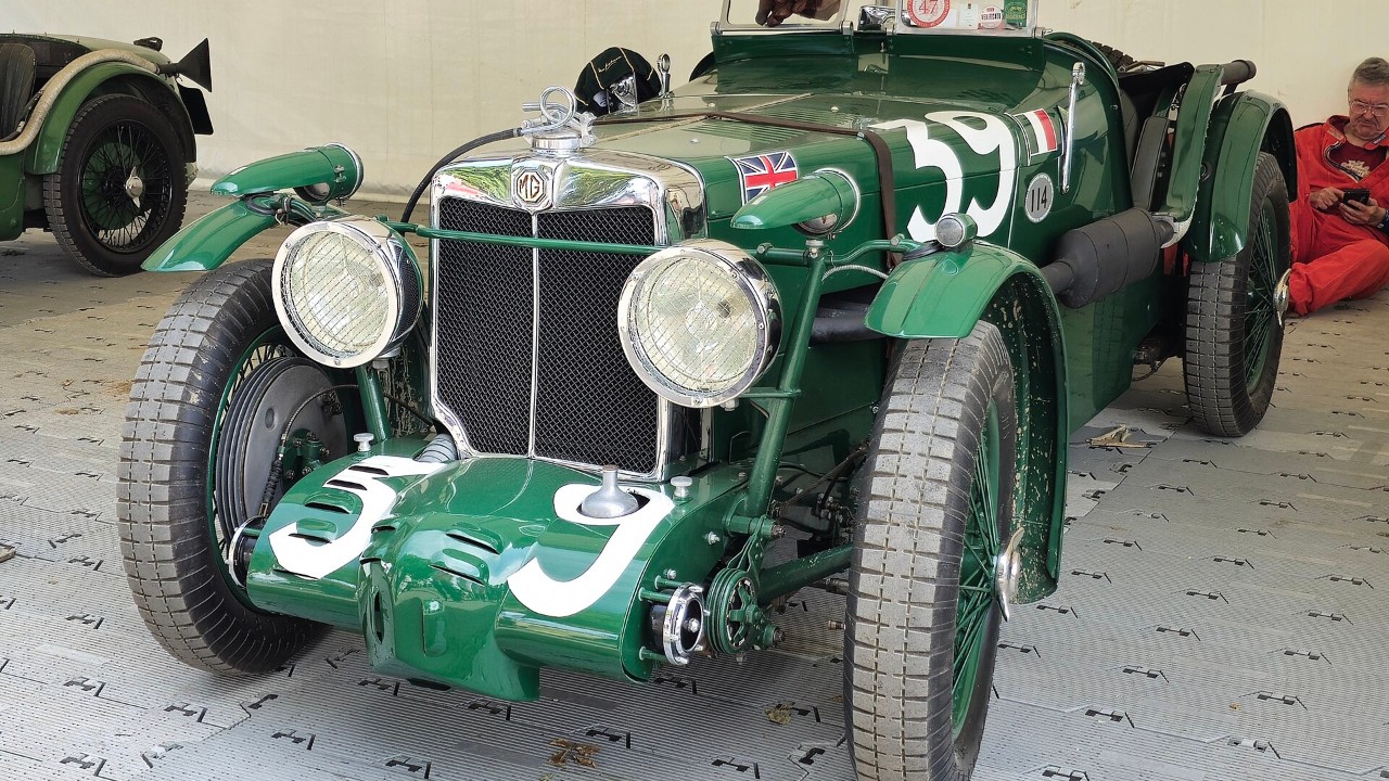 A 1933 MG K3 Magnette