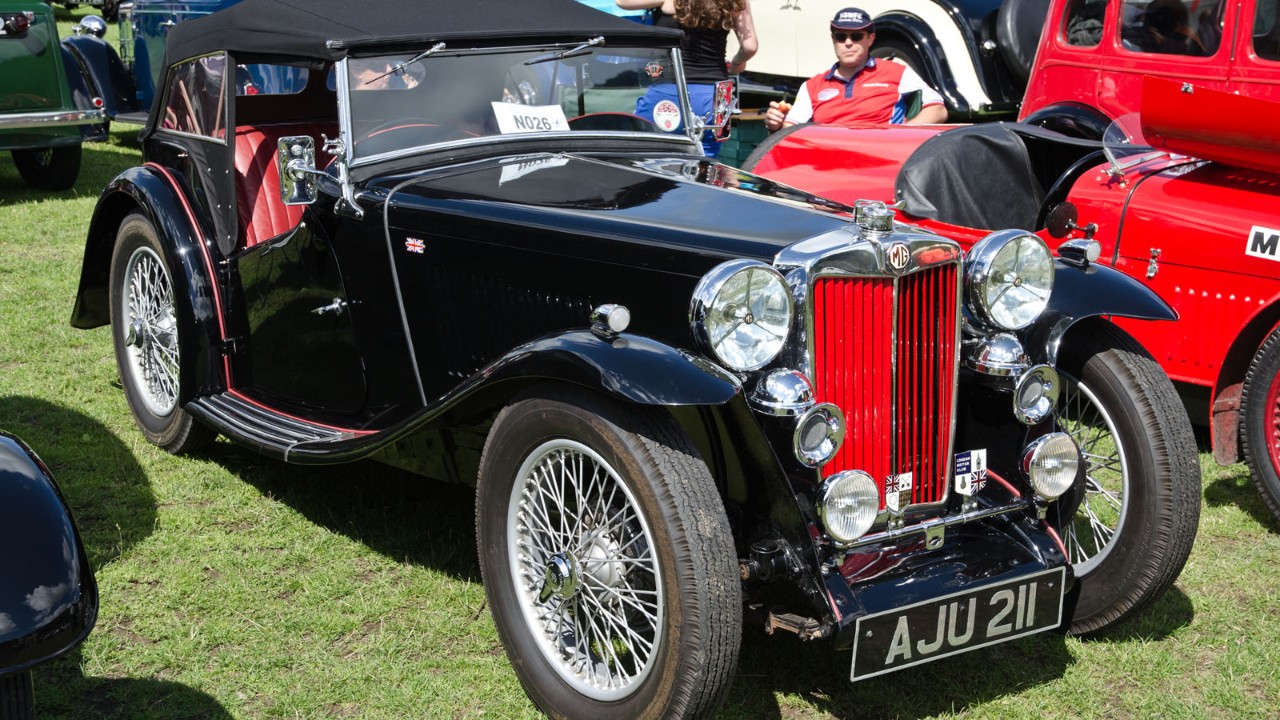 A 1937 MG TA Midget