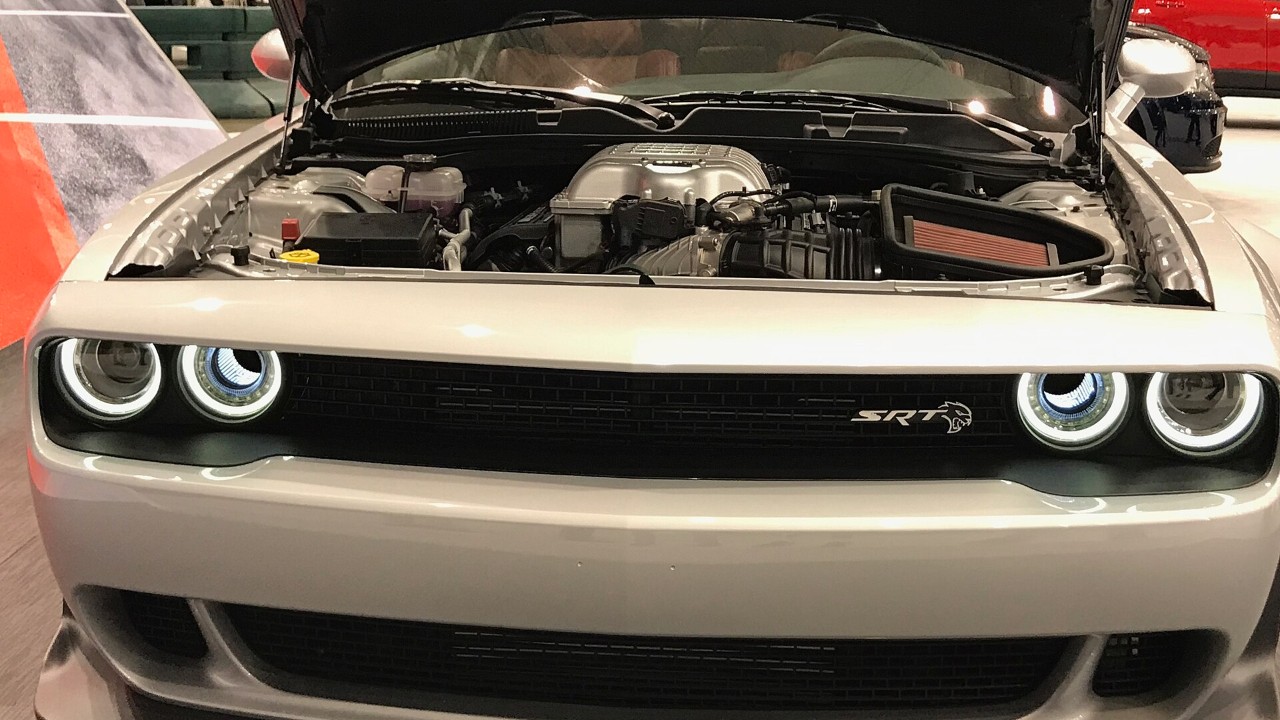 A Dodge Challenger SRT Hellcat Redeye