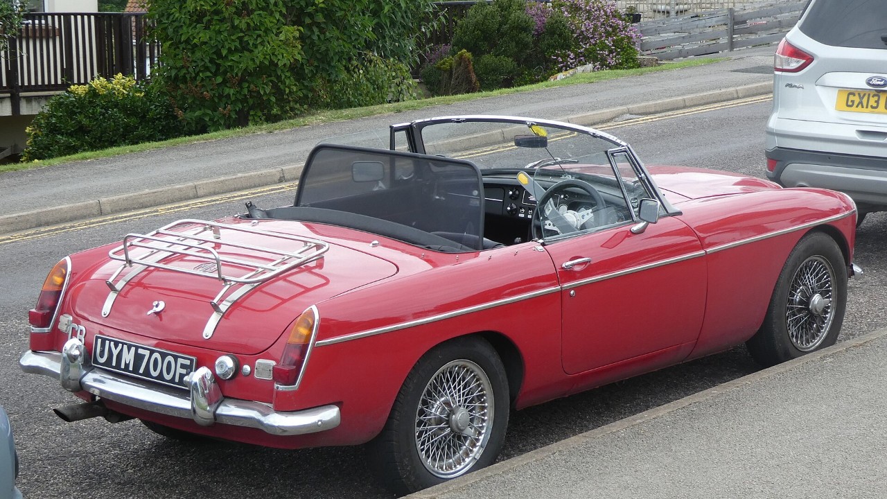 A 1968 MGC roadster