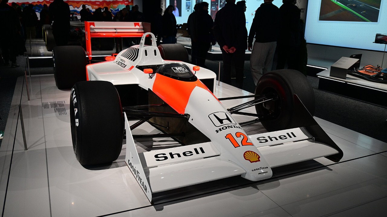 McLaren’s MP4/4 won 15 of 16 Grands Prix in 1988 on a 1.5-liter Honda V6 limited to 150 liters of fuel