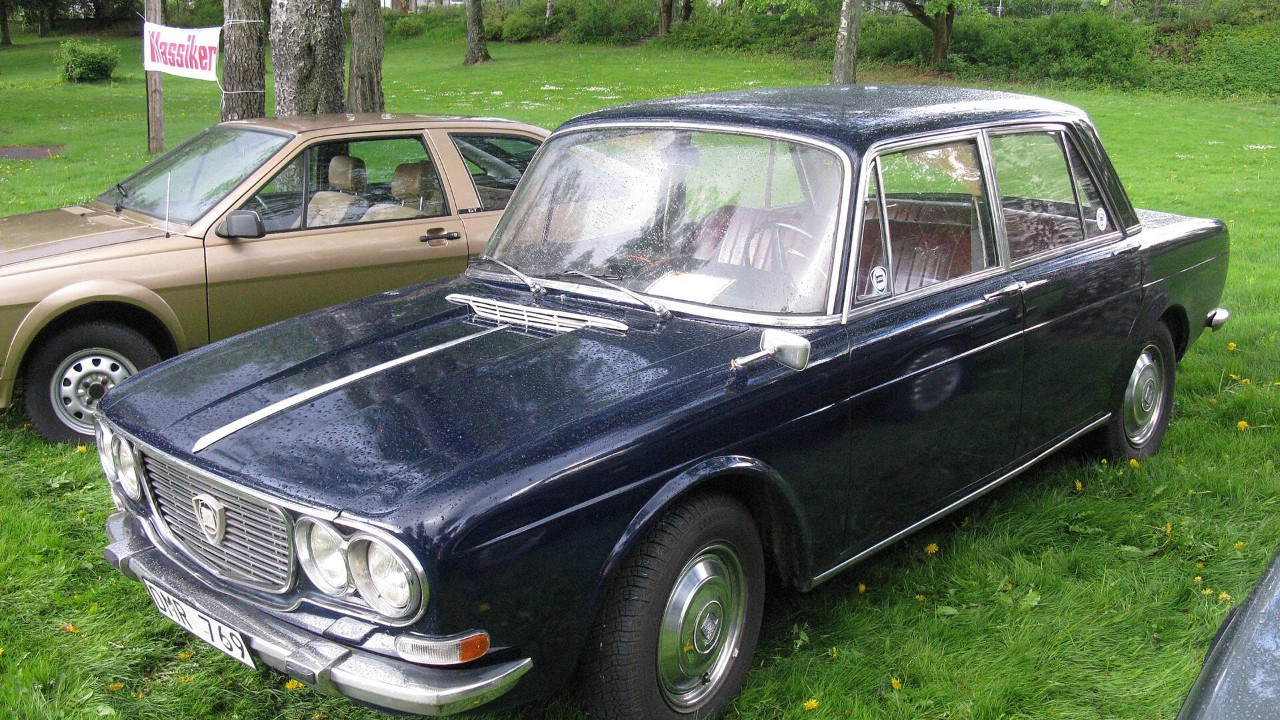 A Lancia Flavia saloon