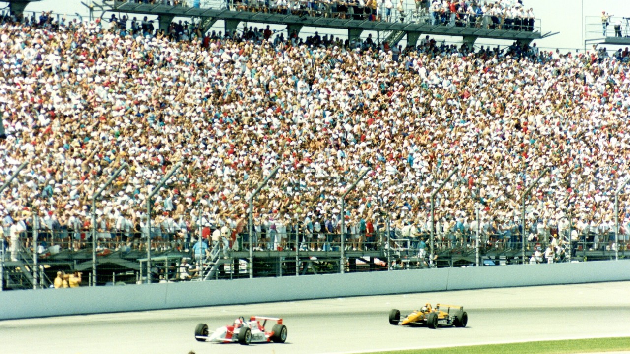 Al Unser Jr. at the 1994 Indianapolis 500, the race the Mercedes-Benz 500I won