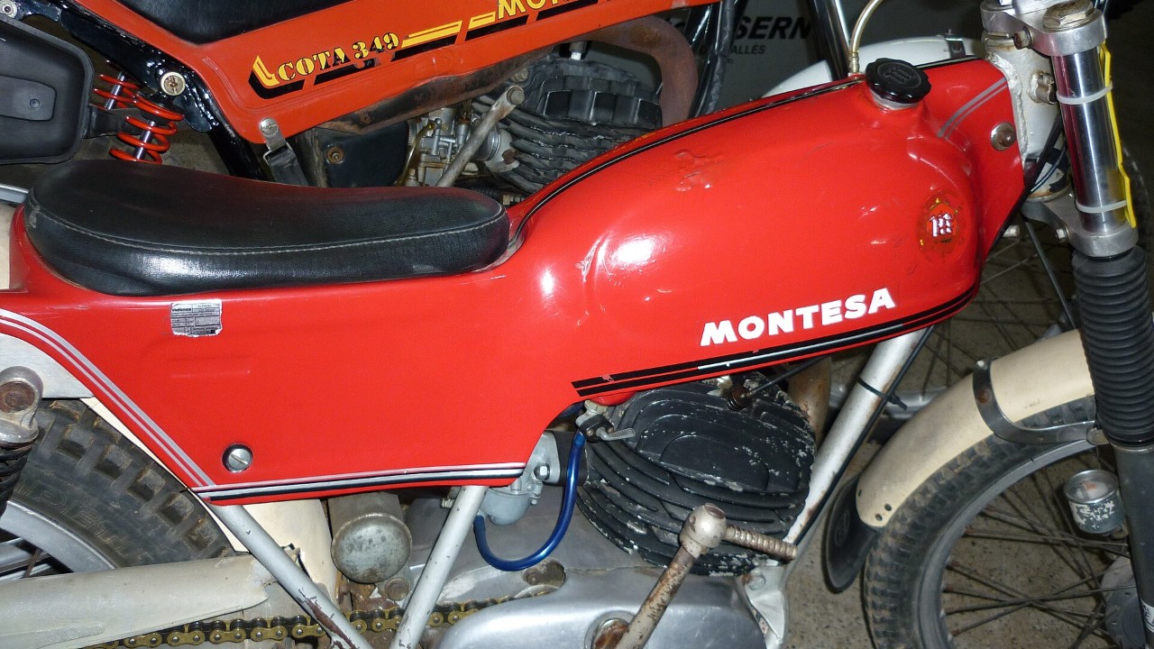 A Montesa Cota 247 trials bike