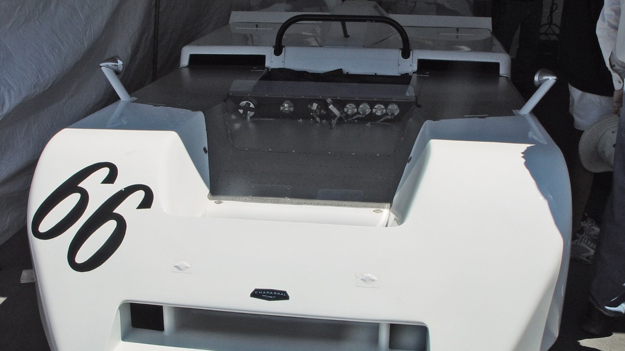 Front view of the Chaparral 2J