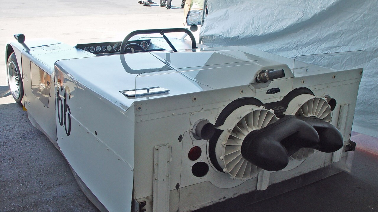 The fan-driven Chaparral 2J took Can-Am pole at Riverside in 1970 by more than two seconds