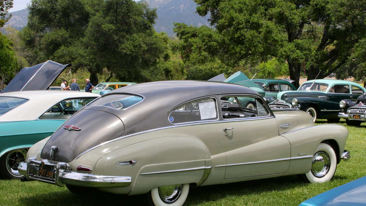 A 1948 Buick Roadmaster Sedanet