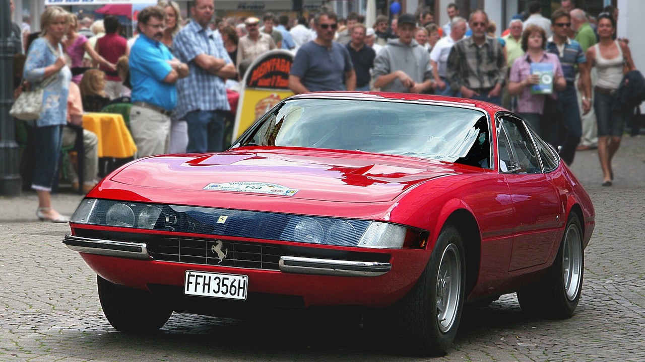 A 1970 Ferrari 365 GTB/4 Daytona fastback