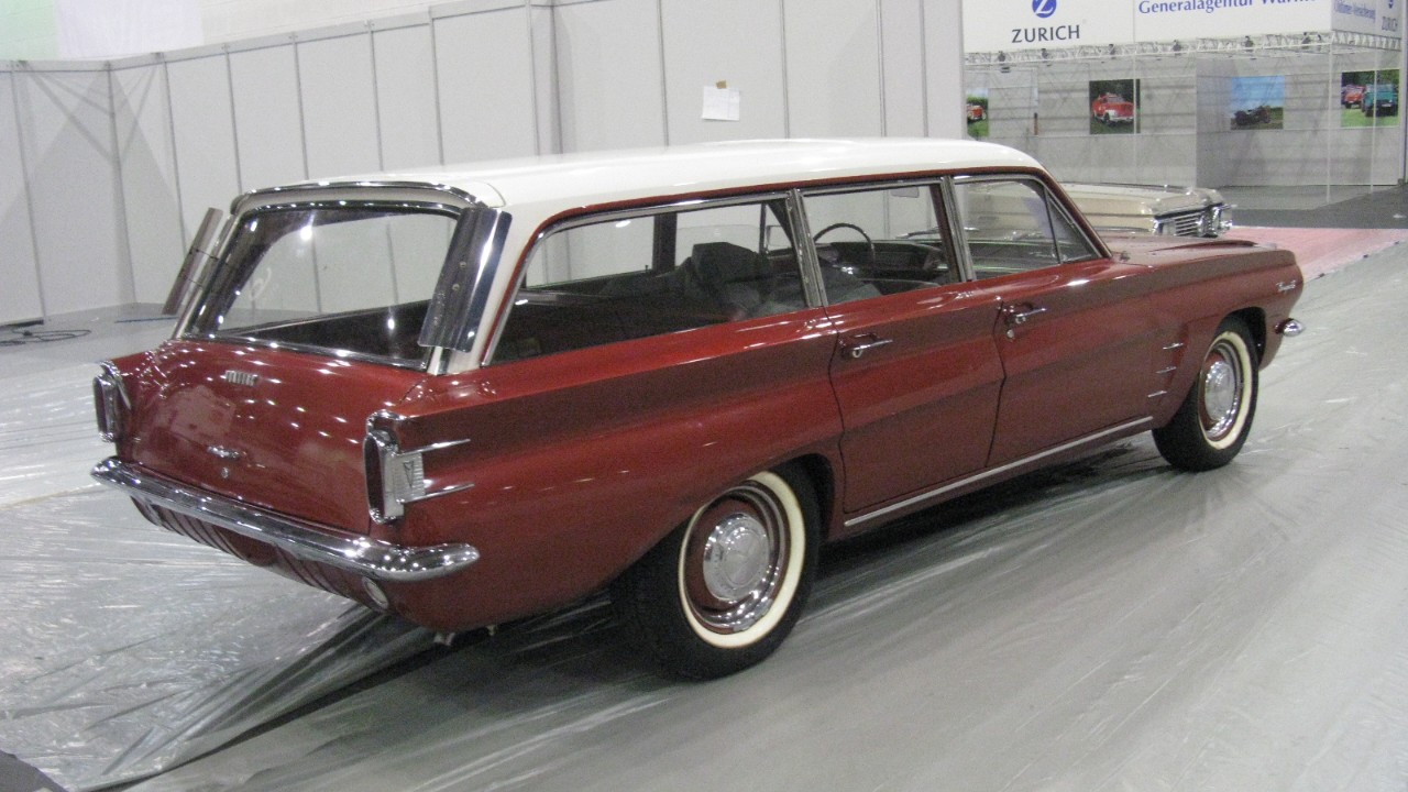 A 1961 Pontiac Tempest Safari wagon