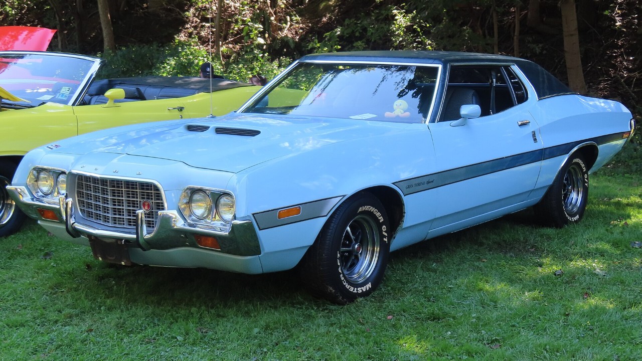 A 1972 Ford Gran Torino Sport hardtop