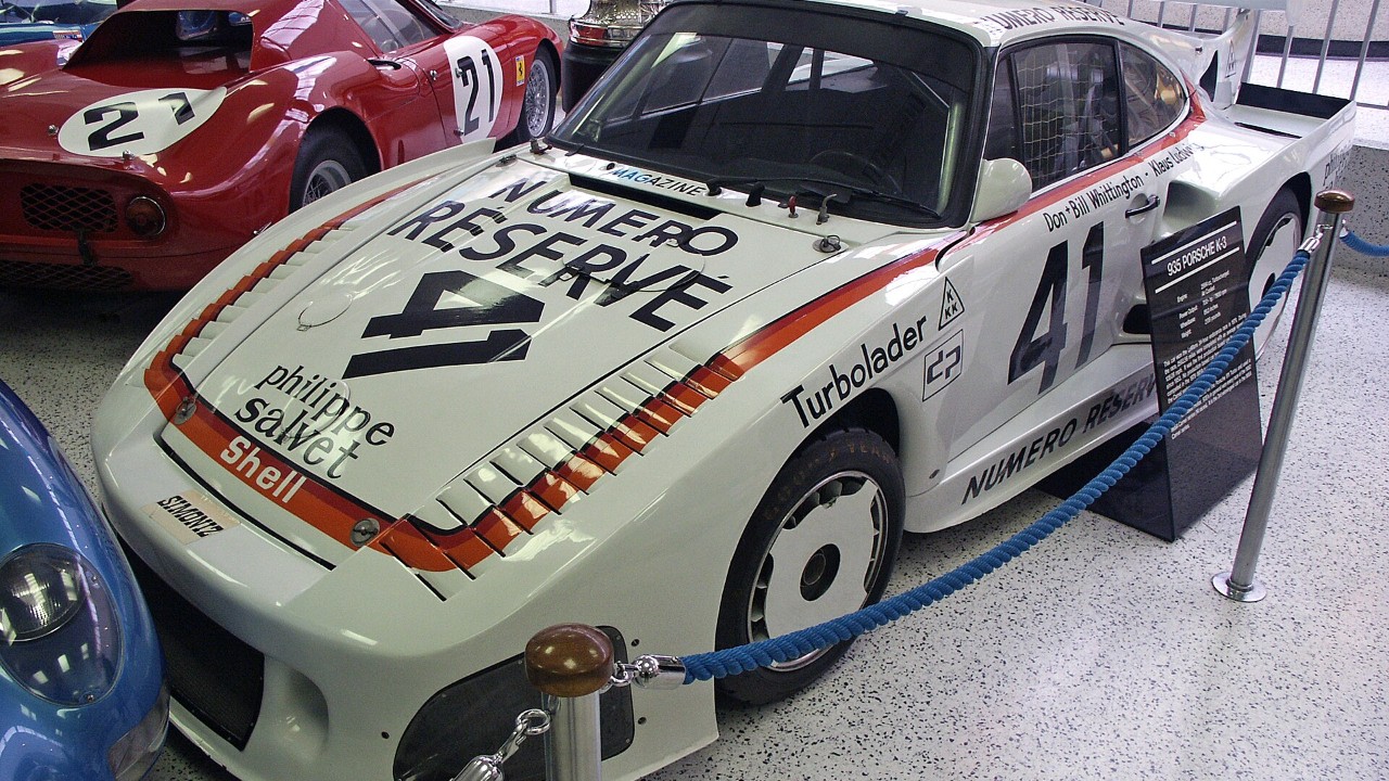 The Kremer Porsche 935 K3 that won Le Mans in 1979, one of the race Porsches at Luftgekühlt