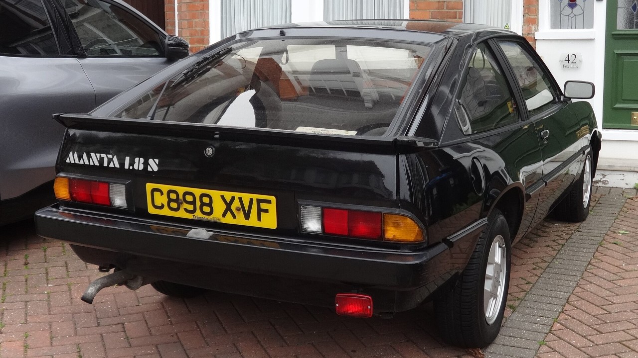 A 1985 Opel Manta Berlinetta