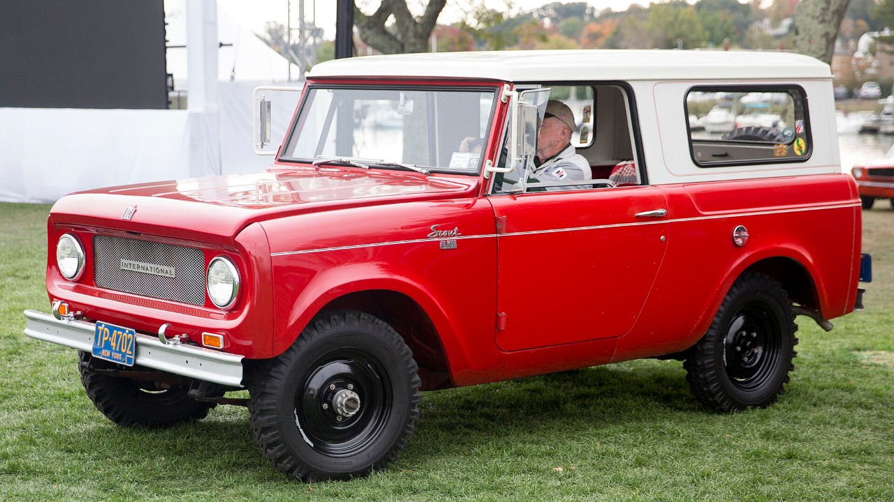 A 1965 International Scout 80
