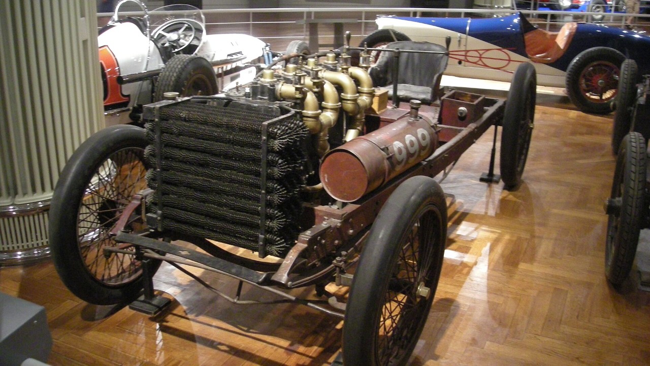 Henry Ford drove his 999 a mile in 39.4 seconds on frozen Lake St. Clair in 1904 to reach 91.37 mph