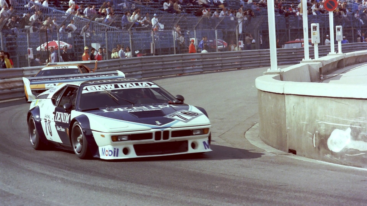 Bruno Giacomelli's BMW M1 Procar at Monaco in 1979