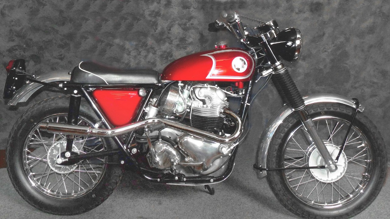A Norton P11 desert scrambler