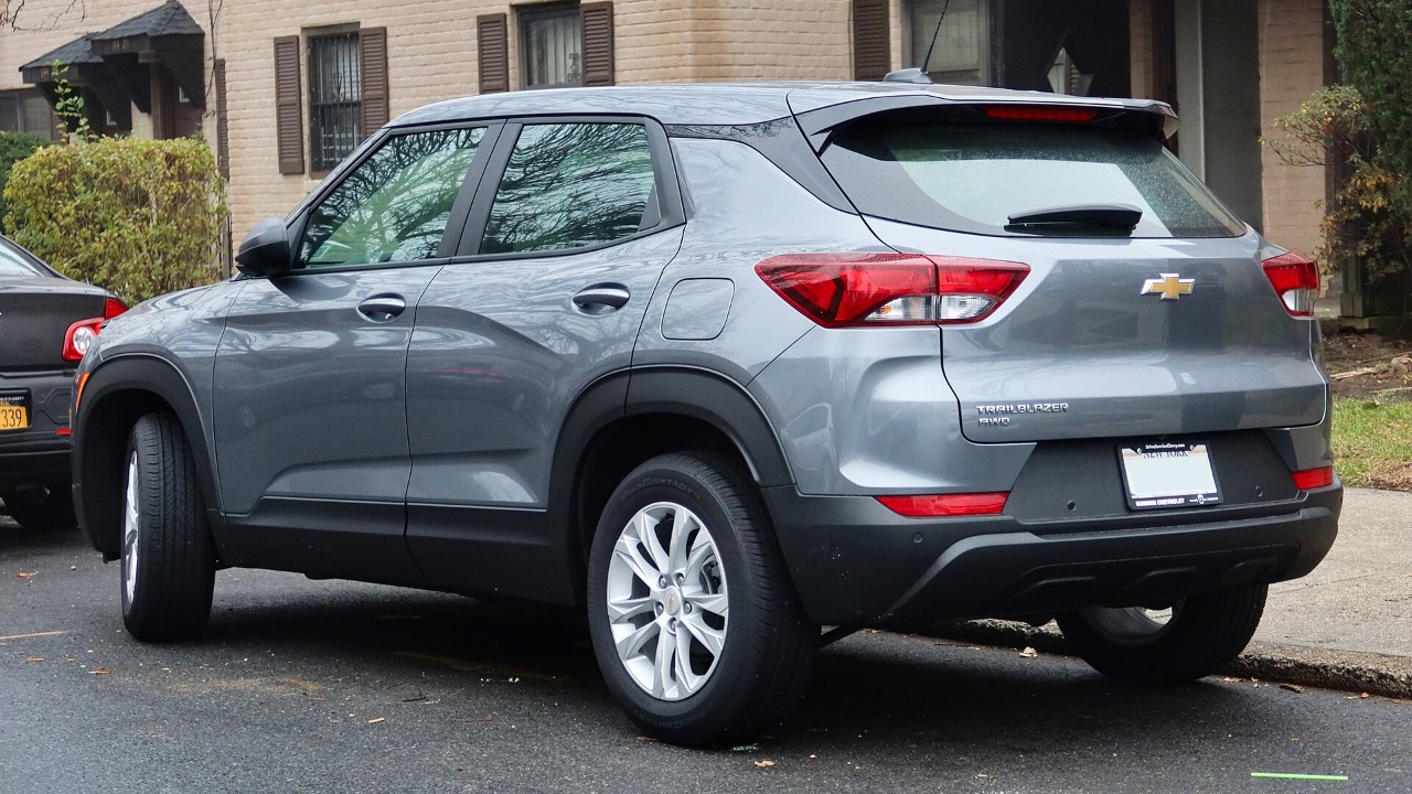 A 2021 Chevrolet Trailblazer LS AWD, the current Trailblazer that gains a Trailblazer Z71 trim for 2027