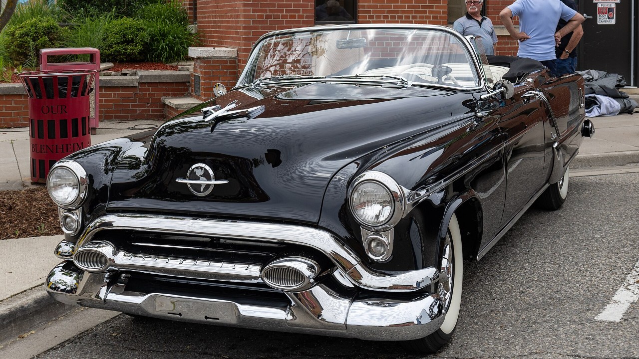 The 1953 Oldsmobile Fiesta cost nearly twice a 98 convertible, and only 458 were built