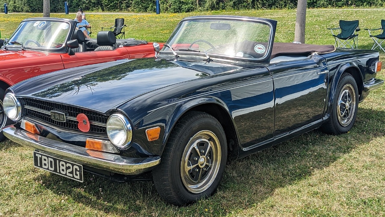 A Triumph TR6 PI