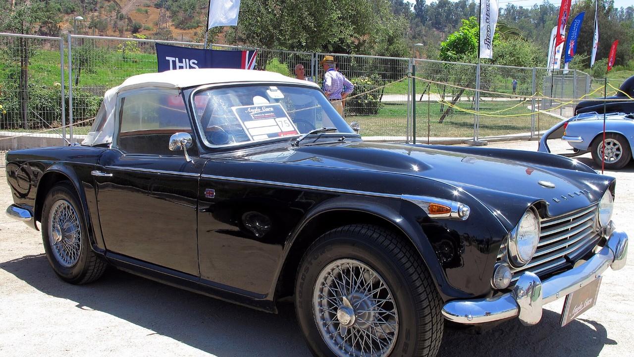 A Triumph TR4A IRS