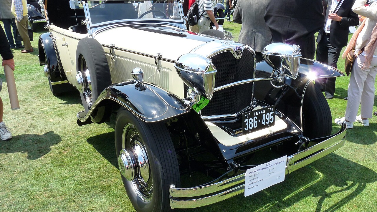 A 1930 Ruxton Model C phaeton