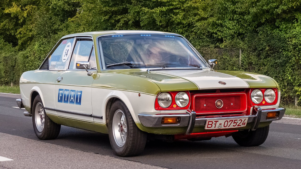 A 1966–1975 Fiat 124 Sport Coupe