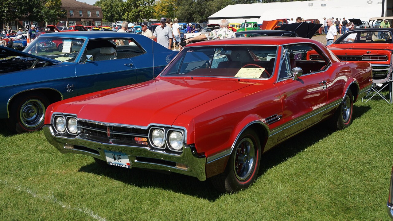 Oldsmobile built just 54 of the 1966 442 W-30s, moving the battery to the trunk to feed it cold air