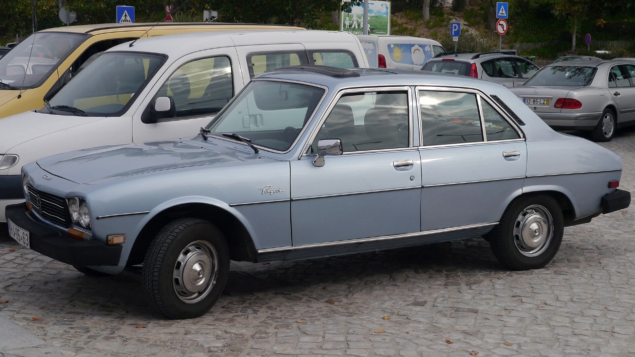 A 1979 Peugeot 504 Diesel sedan