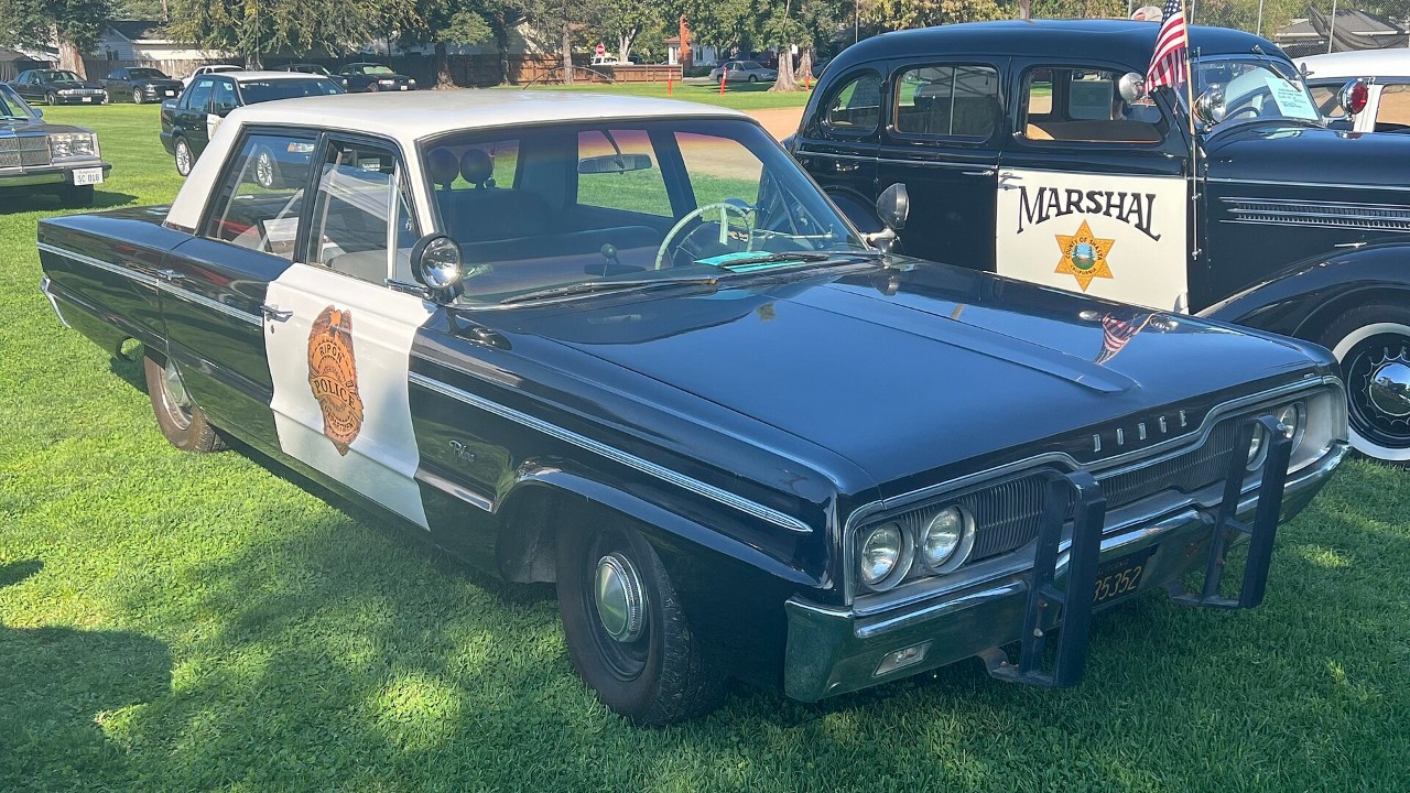 A 1966 Dodge Polara police car