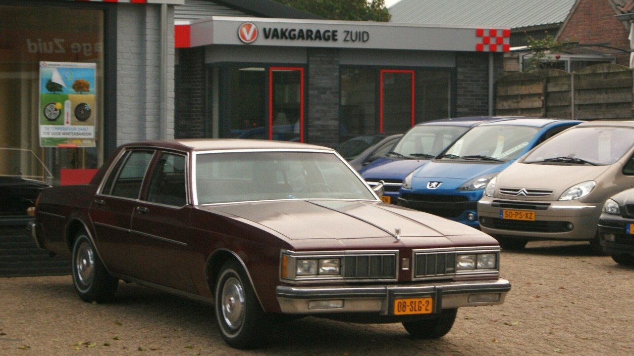 A 1980 Oldsmobile Delta 88 Royale, an Oldsmobile diesel