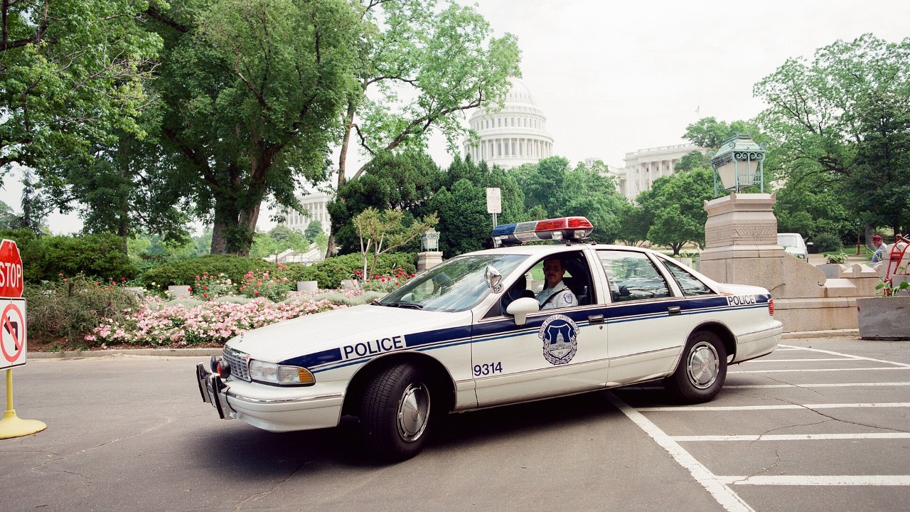 A U.S. Capitol Police Chevrolet Caprice 9C1
