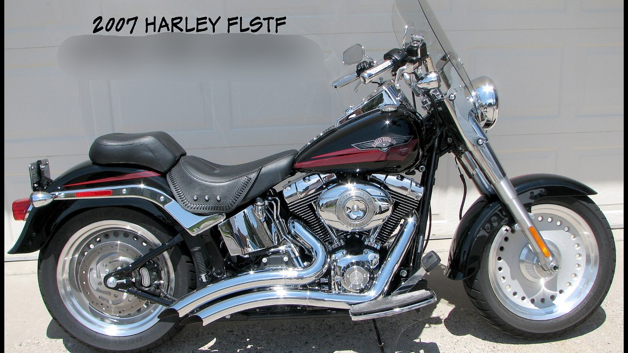 A 2007 Harley-Davidson Fat Boy