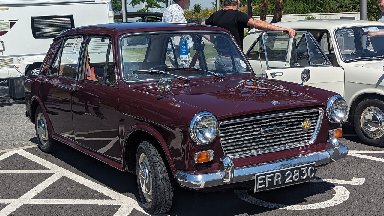 A 1965 Austin 1100 with Hydrolastic suspension