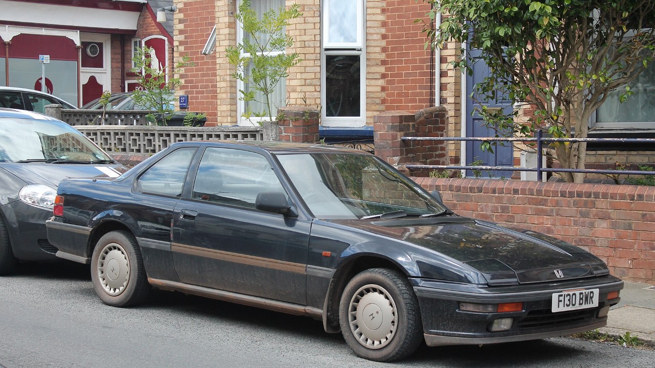 A 1988 Honda Prelude 4WS