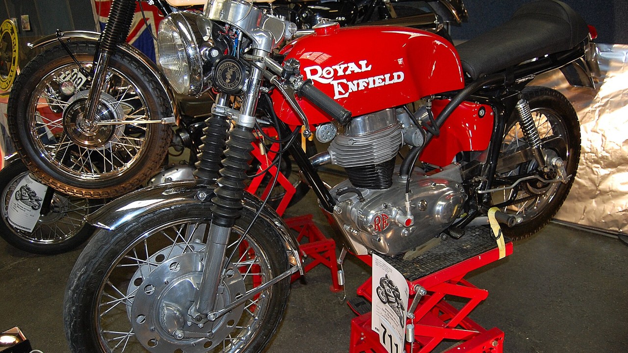 A 1965 Royal Enfield Continental GT 250