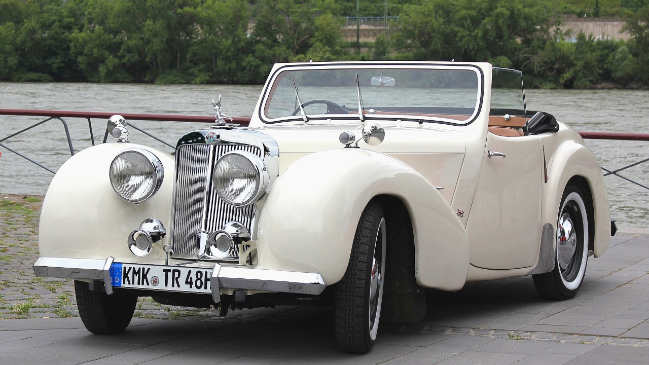 A 1948 Triumph 1800 Roadster
