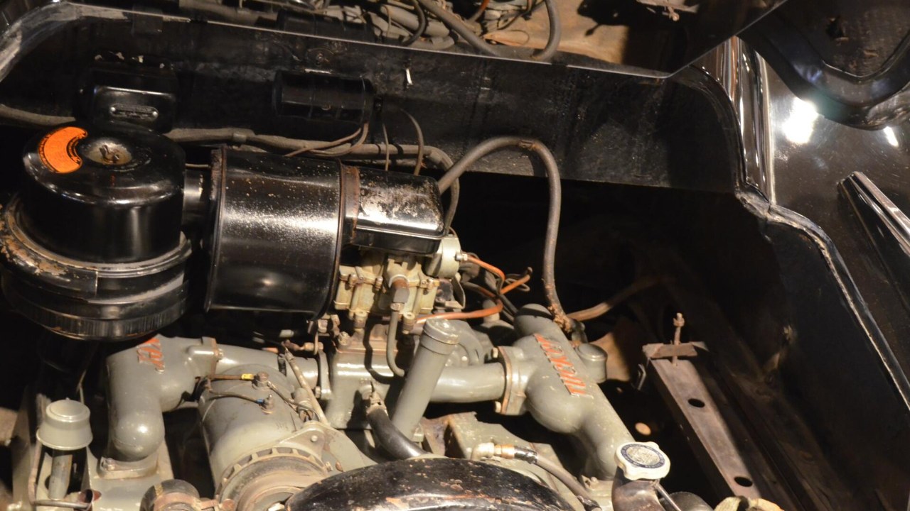Tucker 48 rear-mounted flat-six engine at The Henry Ford