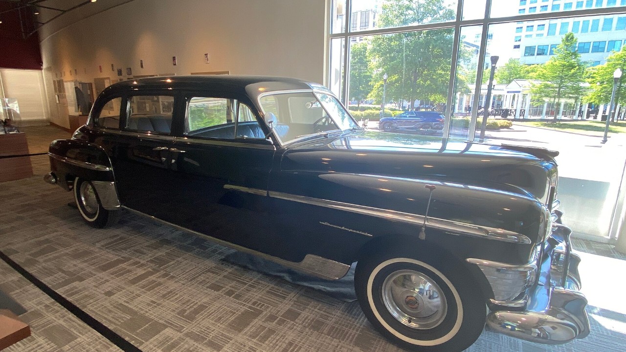 A 1950 Chrysler Crown Imperial limousine