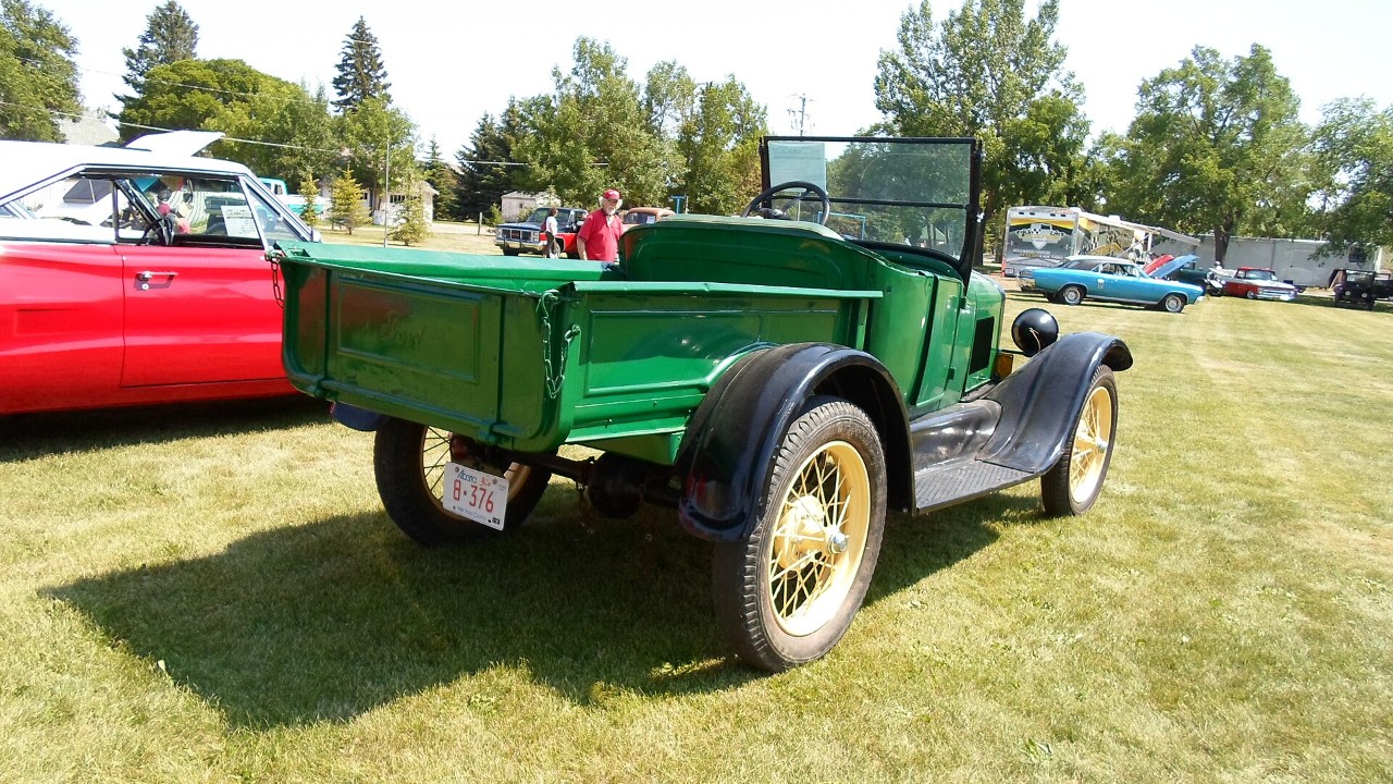 A 1926 Ford Model T pickup, the same body style as the 1925 runabout pickup