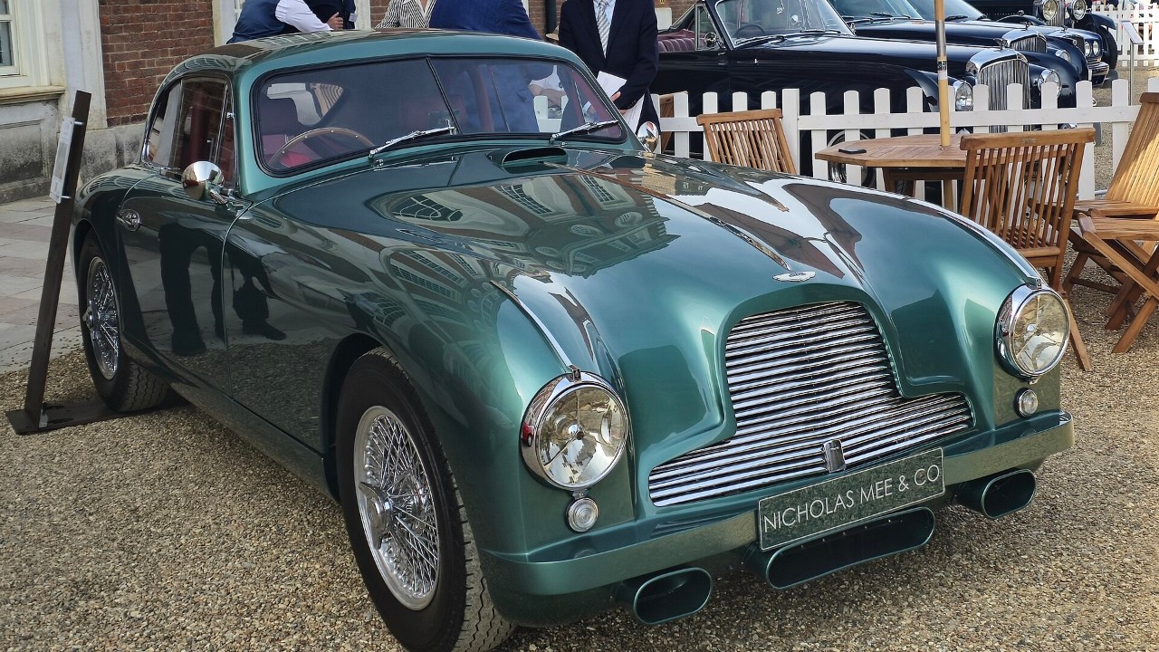 A 1953 Aston Martin DB2, the first Aston Martin DB model of the David Brown era