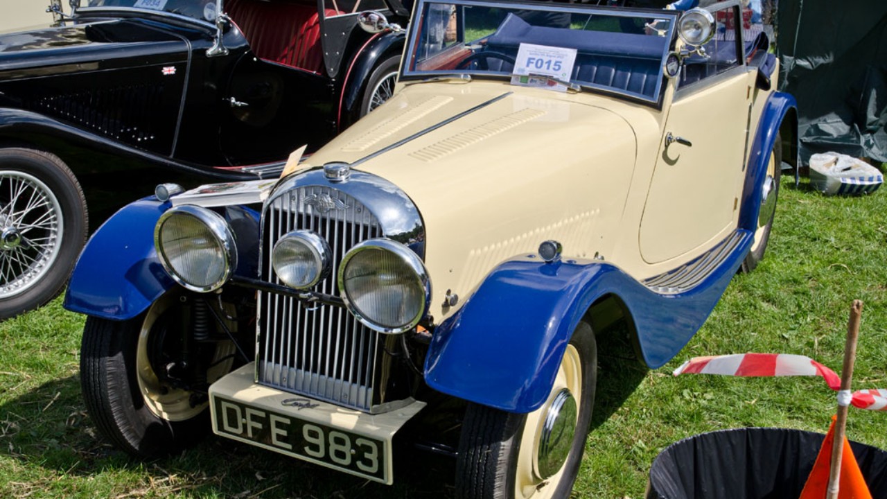 A 1938 Morgan 4-4 drophead coupe