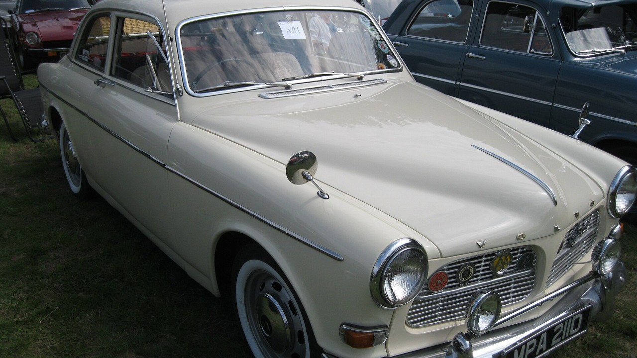 A 1966 Volvo Amazon two-door
