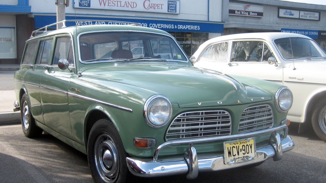 A 1966 Volvo Amazon wagon