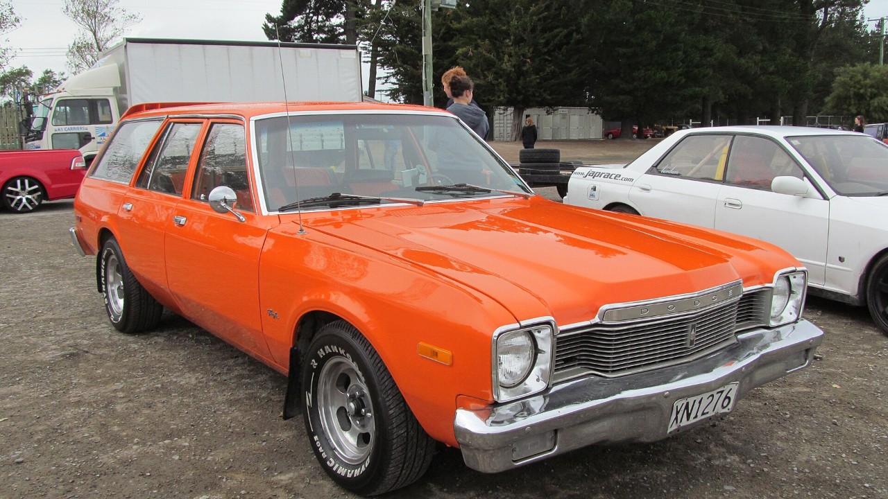 A 1977 Dodge Aspen station wagon