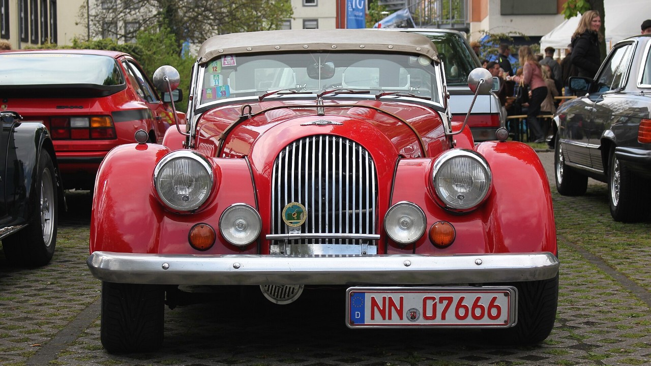 A 1983 Morgan Plus 8 with the Rover V8