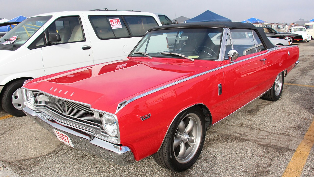 A 1967 Dodge Dart GT convertible