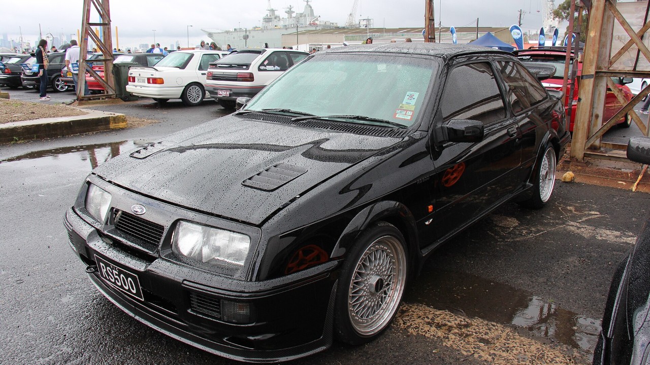 A 1987 Ford Sierra RS500 Cosworth