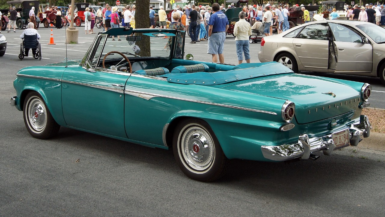 A 1962 Studebaker Lark Daytona convertible