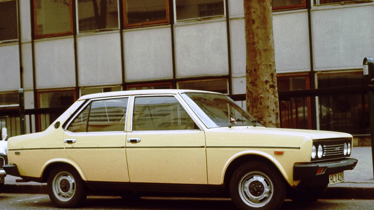 An early Fiat 131 sedan
