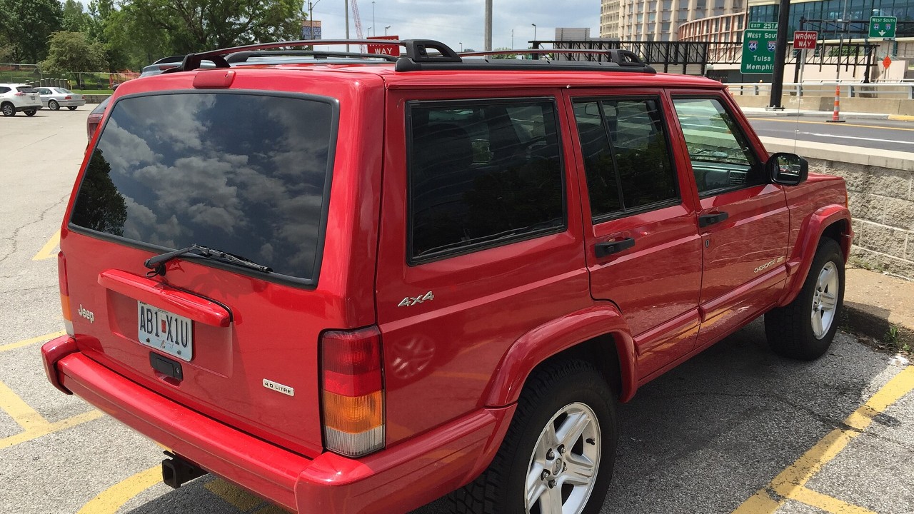 A Jeep Cherokee XJ, home of the 4.0 HO inline-six
